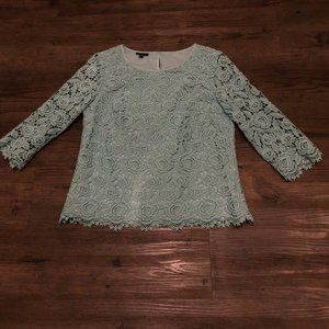 Talbots Petite Lace Top
